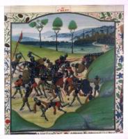 Francais 76, fol. 199, Bataille de Maupertuis (1356)